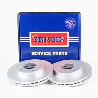 Jeu de 2 disques de frein avant BORG & BECK BBD4138