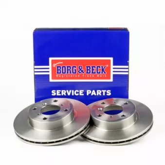 Jeu de 2 disques de frein avant BORG & BECK BBD4166