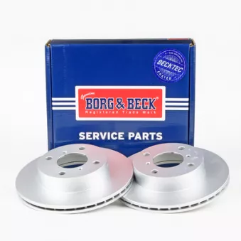 Jeu de 2 disques de frein avant BORG & BECK BBD4167