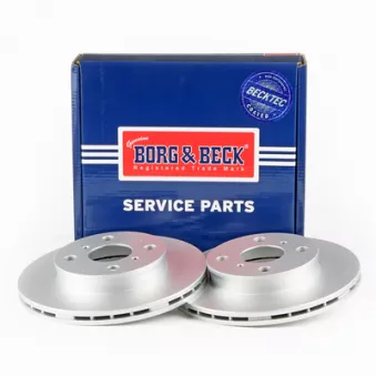 Jeu de 2 disques de frein avant BORG & BECK BBD4172