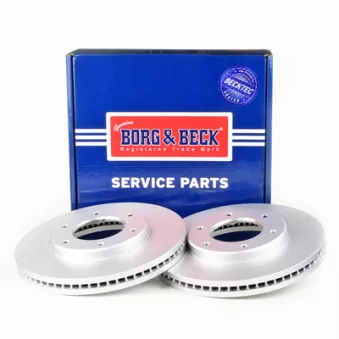 Jeu de 2 disques de frein avant BORG & BECK BBD4176
