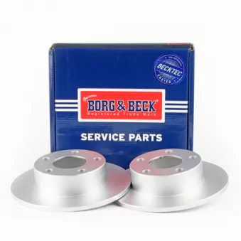Jeu de 2 disques de frein arrière BORG & BECK BBD4182
