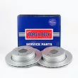 Jeu de 2 disques de frein arrière BORG & BECK BBD4189 - Visuel 1