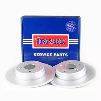 Jeu de 2 disques de frein arrière BORG & BECK BBD4192