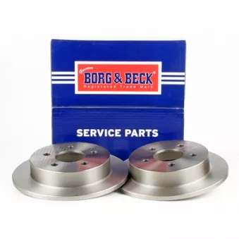 Jeu de 2 disques de frein arrière BORG & BECK BBD4211
