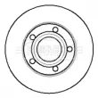 Jeu de 2 disques de frein arrière BORG & BECK BBD4244 - Visuel 2