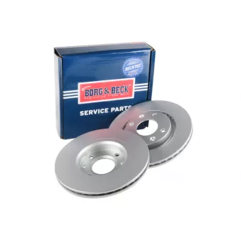Jeu de 2 disques de frein avant BORG & BECK BBD4245