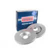 Jeu de 2 disques de frein avant BORG & BECK BBD4246 - Visuel 1