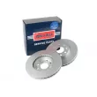 Jeu de 2 disques de frein avant BORG & BECK BBD4253 - Visuel 2