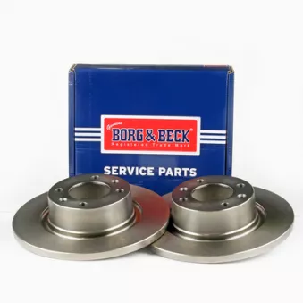 Jeu de 2 disques de frein arrière BORG & BECK BBD4261