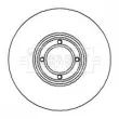 Jeu de 2 disques de frein avant BORG & BECK BBD4264 - Visuel 2