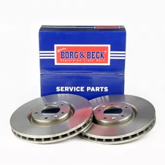 Jeu de 2 disques de frein avant BORG & BECK BBD4280
