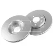 Jeu de 2 disques de frein avant BORG & BECK BBD4297 - Visuel 3