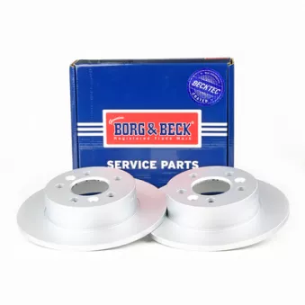 Jeu de 2 disques de frein arrière BORG & BECK BBD4299