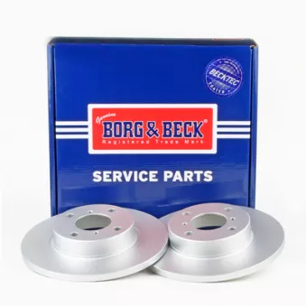 Jeu de 2 disques de frein avant BORG & BECK BBD4300