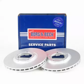 Jeu de 2 disques de frein avant BORG & BECK BBD4303