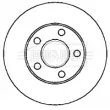 Jeu de 2 disques de frein avant BORG & BECK BBD4316 - Visuel 2