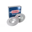 Jeu de 2 disques de frein avant BORG & BECK BBD4317 - Visuel 2