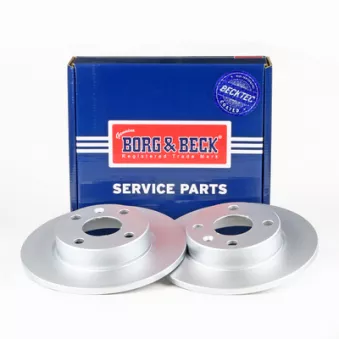 Jeu de 2 disques de frein arrière BORG & BECK BBD4320