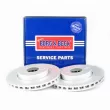Jeu de 2 disques de frein avant BORG & BECK BBD4355 - Visuel 1