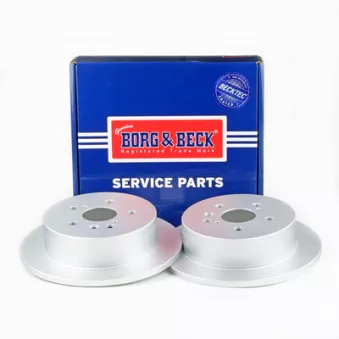 Jeu de 2 disques de frein arrière BORG & BECK BBD4361
