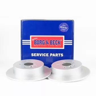 Jeu de 2 disques de frein arrière BORG & BECK BBD4363
