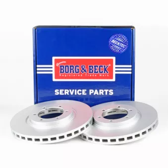 Jeu de 2 disques de frein avant BORG & BECK BBD4367