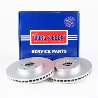 Jeu de 2 disques de frein avant BORG & BECK BBD4375