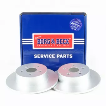 Jeu de 2 disques de frein arrière BORG & BECK BBD4376