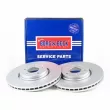 Jeu de 2 disques de frein avant BORG & BECK BBD4389 - Visuel 1