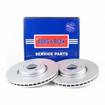 Jeu de 2 disques de frein avant BORG & BECK BBD4389