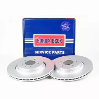 Jeu de 2 disques de frein arrière BORG & BECK BBD4390