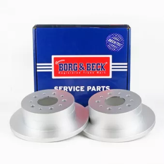 Jeu de 2 disques de frein arrière BORG & BECK BBD4404