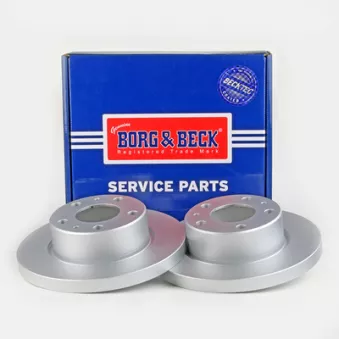 Jeu de 2 disques de frein avant BORG & BECK BBD4412