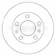 Jeu de 2 disques de frein arrière BORG & BECK BBD4415 - Visuel 2