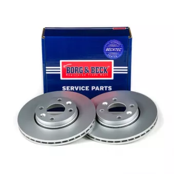 Jeu de 2 disques de frein avant BORG & BECK BBD4434
