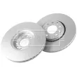 Jeu de 2 disques de frein avant BORG & BECK BBD4436 - Visuel 3