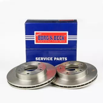 Jeu de 2 disques de frein avant BORG & BECK BBD4445