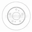 Jeu de 2 disques de frein avant BORG & BECK BBD4445 - Visuel 2
