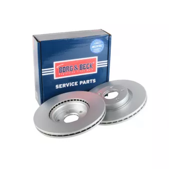 Jeu de 2 disques de frein avant BORG & BECK BBD4452
