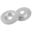 Jeu de 2 disques de frein arrière BORG & BECK BBD4453 - Visuel 3