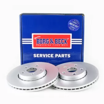 Jeu de 2 disques de frein avant BORG & BECK BBD4456