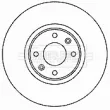 Jeu de 2 disques de frein avant BORG & BECK BBD4468 - Visuel 1