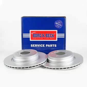 Jeu de 2 disques de frein arrière BORG & BECK BBD4473