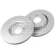 Jeu de 2 disques de frein avant BORG & BECK BBD4481 - Visuel 3