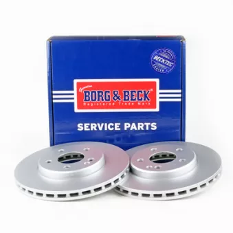 Jeu de 2 disques de frein avant BORG & BECK BBD4486
