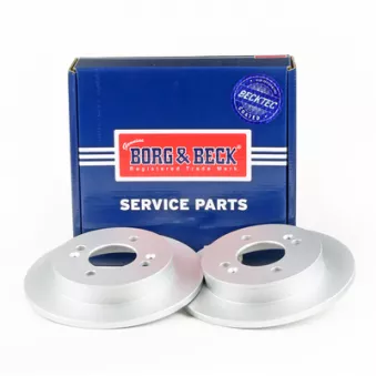 Jeu de 2 disques de frein arrière BORG & BECK BBD4529