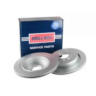 Jeu de 2 disques de frein arrière BORG & BECK BBD4533