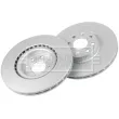 Jeu de 2 disques de frein avant BORG & BECK BBD4544 - Visuel 3