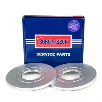 Jeu de 2 disques de frein arrière BORG & BECK BBD4566